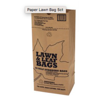 Paper Lawn Bag, 5ct